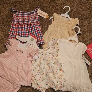 Cat & Jack Baby Girl Dress and Romper Collection - Multicolor